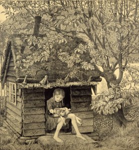 Dockhus av Nikolai Astrup