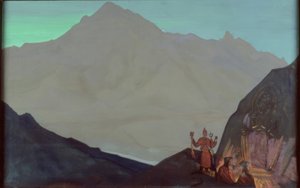N.K.Roerich, Chenrezig, Västra Tibet av Nikolai Konstantinowitsch Roerich