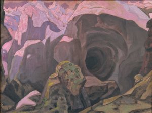 Rondane. Scenografi till teaterpjäsen Peer Gynt av H. Ibsen, 1911 av Nikolai Konstantinowitsch Roerich