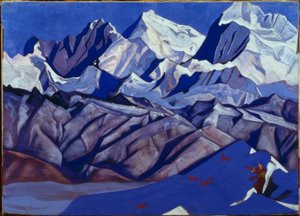 Röda hästar av Nikolai Konstantinowitsch Roerich