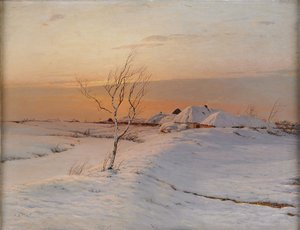 Vinterafton, 1895 av Nikolai Nikanorovich Dubovskoy