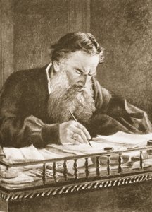 Leo Tolstoy (sepiafoto)