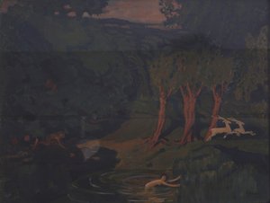 Pan och nymf Syrinx
