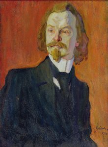 Porträtt av Konstantin Balmont