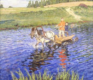 Korsar floden av Nikolai Petrovich Bogdanov Belsky