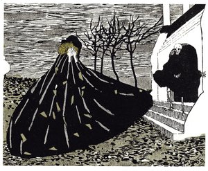 Höstillustration för tidskriften Mir Iskusstva, 1902