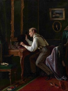 Vid sminkbordet, 1872 av Nikolai Yakovlevich Gribkov