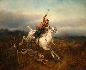 Vargjakt, 1870