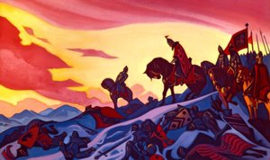 Alexander Nevskij av Nikolai Konstantinowitsch Roerich