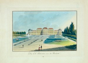 Upper Belvedere från norra sidan av Nikolaus Reim