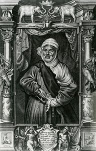 Abu l-Hasan Ali, även kallad Muley Hacén, 1535 av Nikolaus van der Horst
