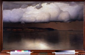 Tystnad (Tystnad). Peinture de Nikolai Nikanorovich Dubovskoy (1859-1918), huile sur toile