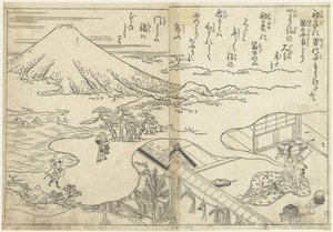 Drömmer om Fuji av Nishikawa Sukenobu (attributed to)