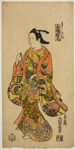 I stil med en ung man (Wakashu fu), vänstra blad av triptyk (Sanpukutsui hidari)