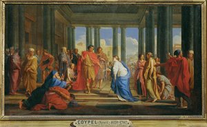 Trajan donnant des audiences publiques - Kejsar Trajan under en offentlig audiens ...