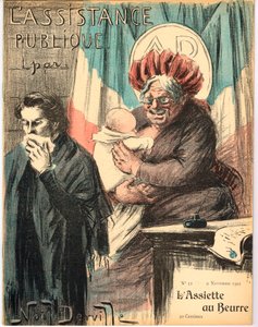 Omslag till "" The Butter Plate", Satirique en Colors