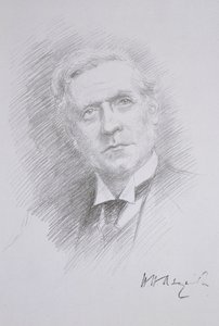 Porträtt av Herbert Henry Asquith (1881-1947), från ett album på Entente Cordiale, 1909