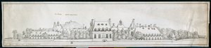 St Louis Hospital, ca 1677 (penna och bläck på papper)