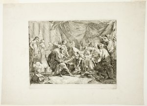 Antiochus, efter sin bortgång, dikterade sitt testamente