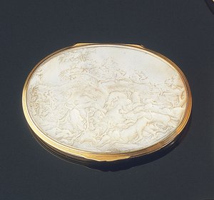 Snusdosa, Amsterdam, 1733 av Norbert Heylbrouck