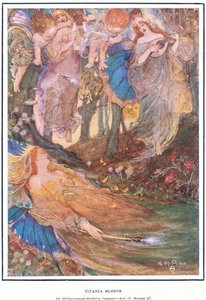 Titania sover (En midsommarnattsdröm)