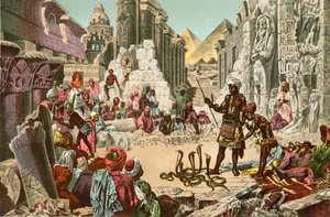 Forntida Egypten och det moderna Egypten kontrasteras av North American