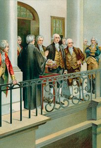 George Washington avlägger ed som president