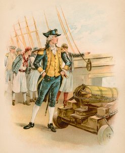 John Paul Jones, förste kapten för den amerikanska flottan