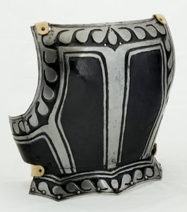 Bakplatta, c.1580 (målat stål med modernt läder) av North German School