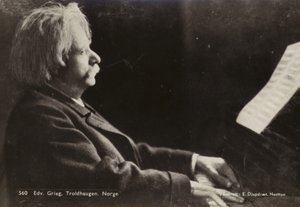 Edvard Grieg på Troldhaugen, Norge av Norwegian Photographer