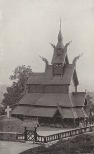 Fortun Timber Church av Norwegian Photographer