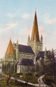 Norge / Norge: Trondhjems Komkirke (foto i färg) av Norwegian Photographer