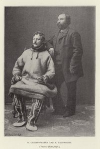 O Christofersen och A Trontheim (s/v foto) av Norwegian Photographer
