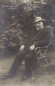 Porträtt av Johan Svendsen