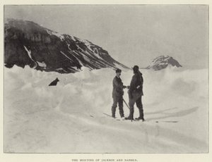 Mötet mellan Jackson och Nansen (s/v foto) av Norwegian Photographer
