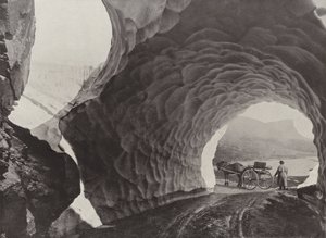 Tunnel genom snö, Hauklidpasset av Norwegian Photographer