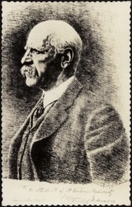 Fridtjof Nansen (1861-1930), norsk upptäcktsresande, diplomat och humanitär av Norwegian School