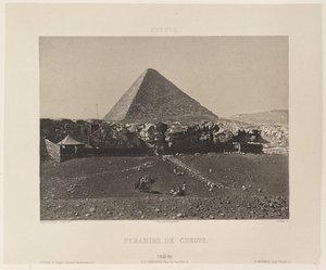 Egypten. Cheops pyramid av Nöel Marie Paymal Lerebours