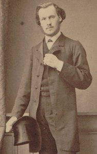 Porträtt av kompositören Charles Lenepveu 1840-1910, 1870. av Numa Blanc