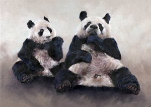 China bear, Pixiu, 2014 (akryl på duk)