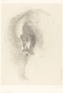 A La Vieillesse (Till ålderdom) av Odilon Redon