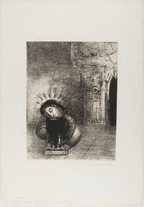 A Long Chrysalis, the Color of Blood, tallrik 2 av 6 av Odilon Redon
