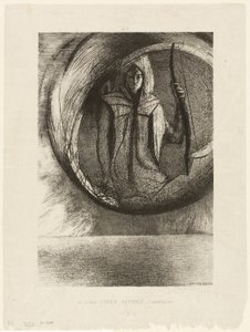 Och bortom, Astral Idol, Apotheosis, platta 2 av 6 av Odilon Redon