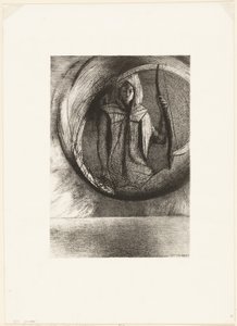 Och bortom, Astral Idol, Apotheosis, platta 2 av 6 av Odilon Redon