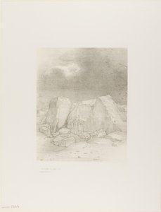 And He Discerns an Arid, Knoll-Covered Plain, skylt 7 av 24 av Odilon Redon