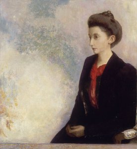 Baronessan Robert de Domecy av Odilon Redon