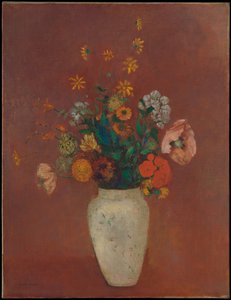 Bukett i en kinesisk vas av Odilon Redon