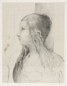 Brünnhilde i Twilight of the Gods av Odilon Redon