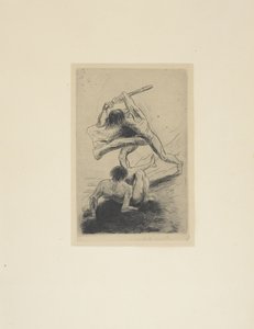Kain och Abel av Odilon Redon