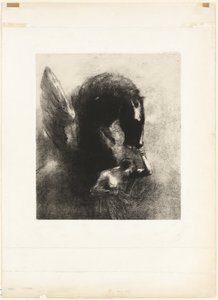 Pegasus i fångenskap av Odilon Redon